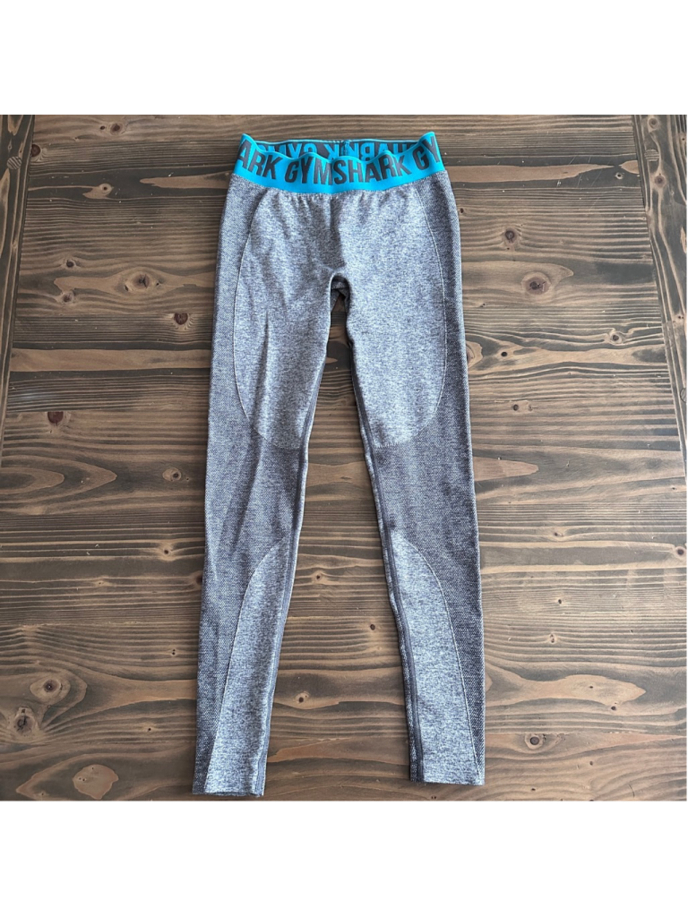 Gymshark Seamless Leggings Womens XS Gray Blue High Waisted Sculpt Activewear